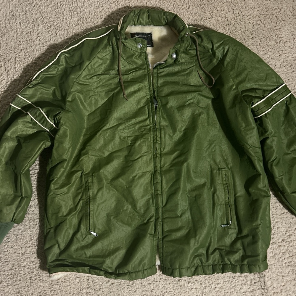 Towncraft Green Windbreaker Jacket with Relaxed Fit